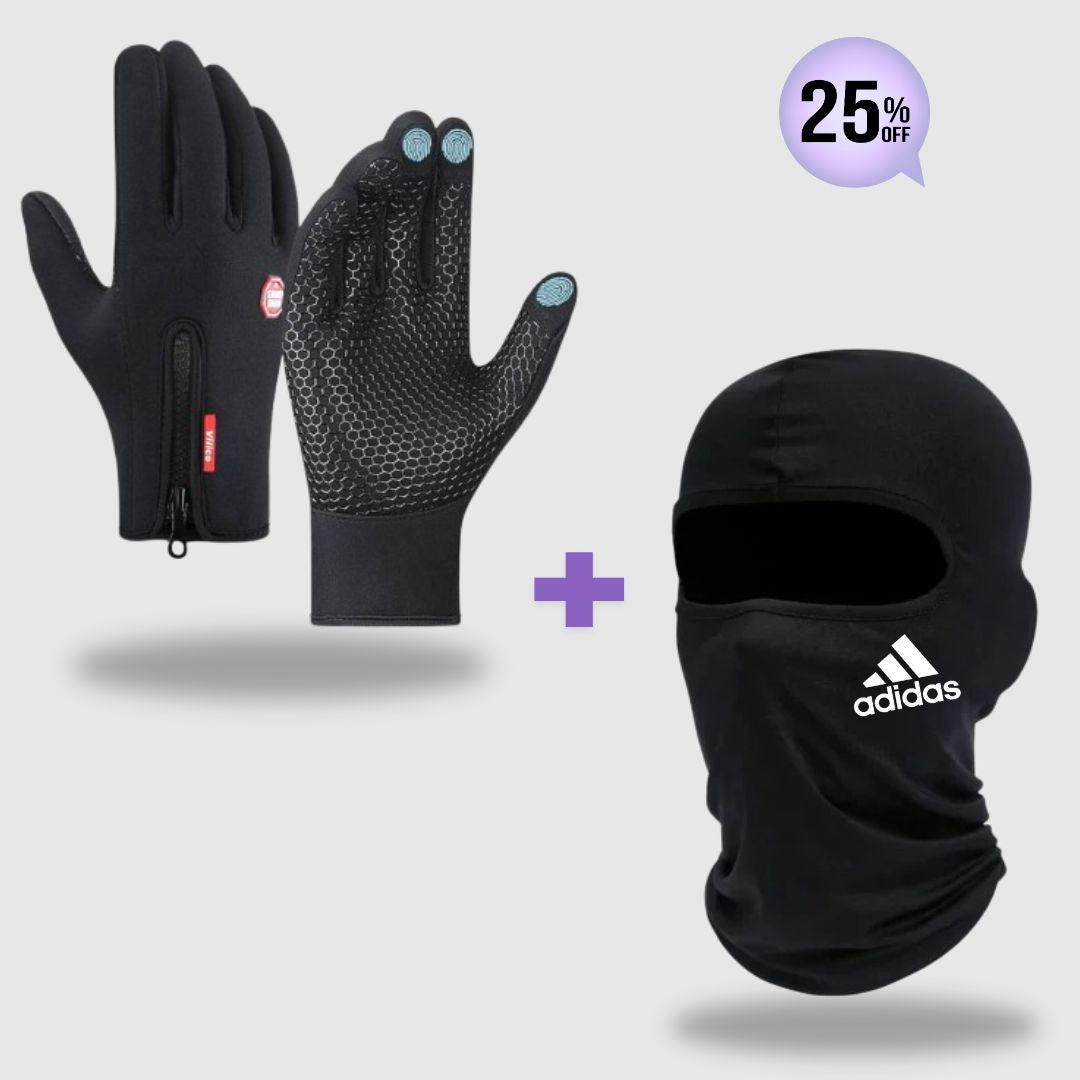 استعدّ لمواجهة البرد بكل راحة وأناقة مع عرض قفاز عازل للماء دافئ من الداخل مع كاكول احترافي