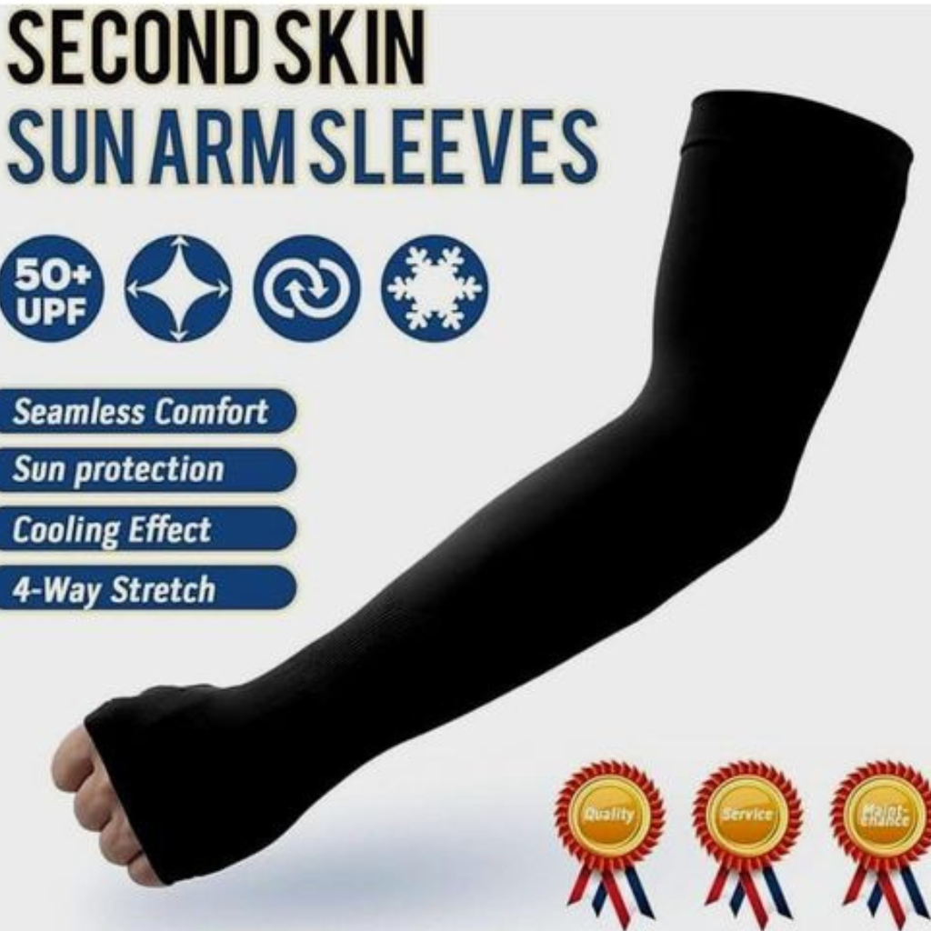 مجموعة متكاملة لعشاق الصيد والرياضيين- مصباح الرأس - واقي الذراع من البرد والشمس + كاكول احترافي