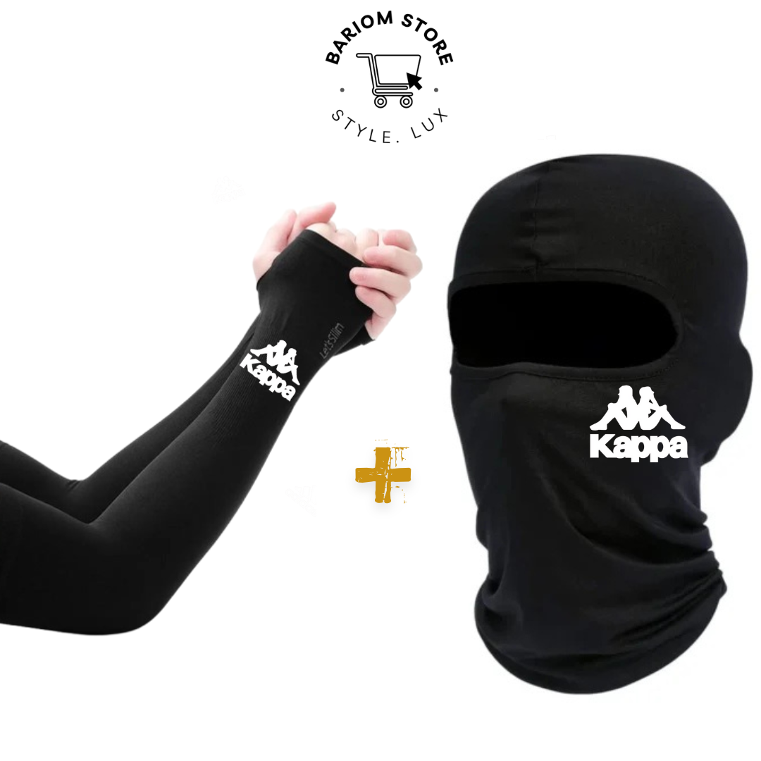 ثنائي الاناقة : واقي الذراع من الشمس والبرد أصلي مع كاكول احترافي انيق