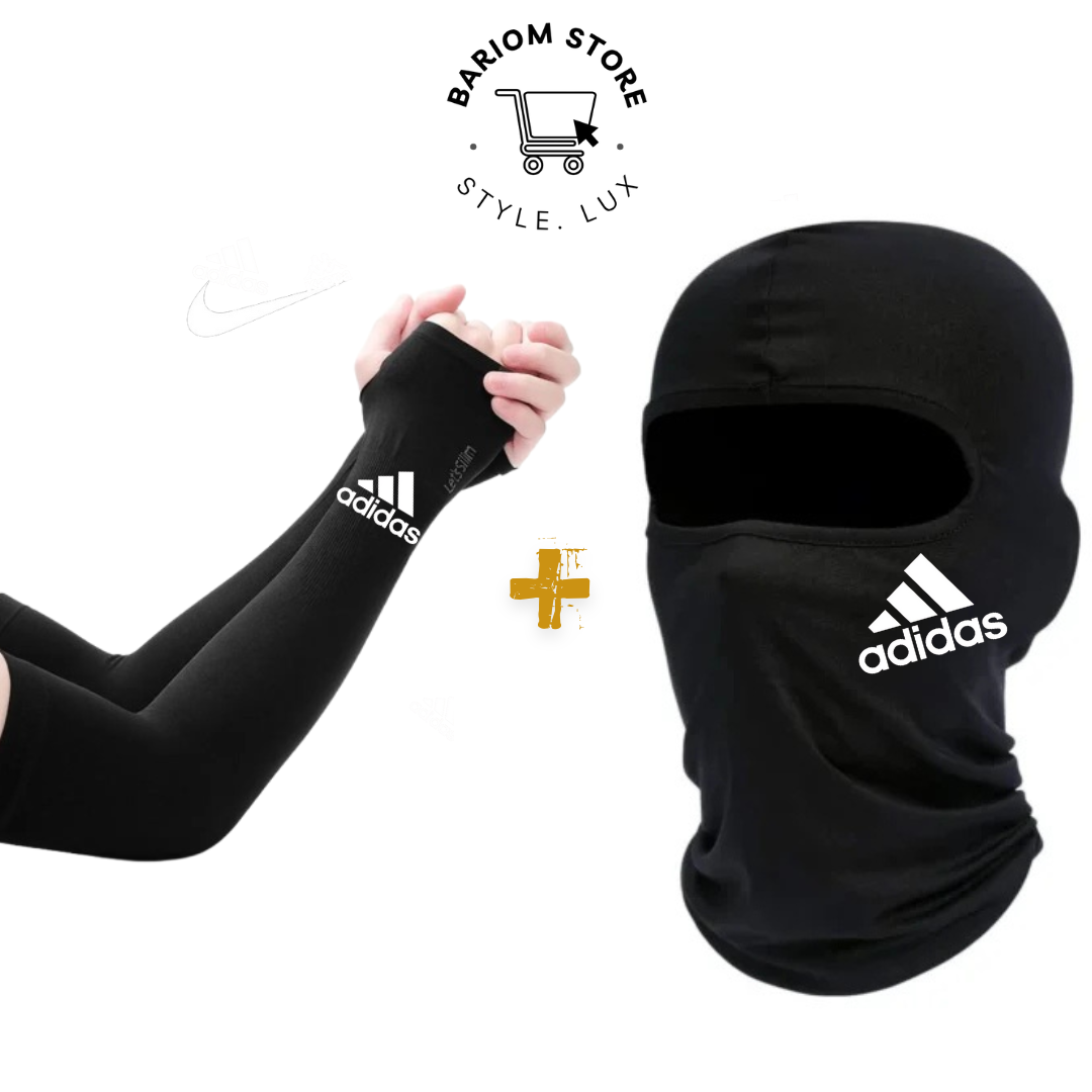 ثنائي الاناقة : واقي الذراع من الشمس والبرد أصلي مع كاكول احترافي انيق