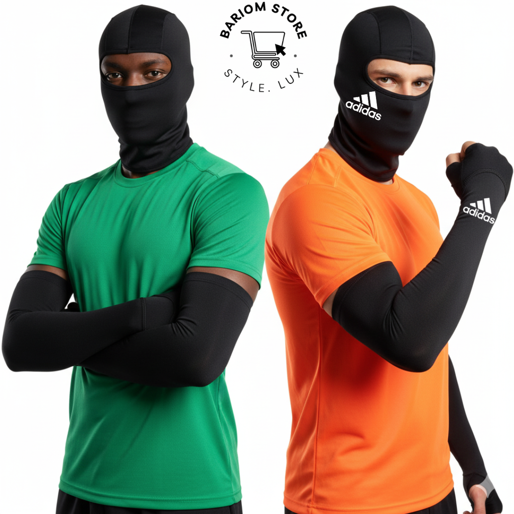 ثنائي الاناقة : واقي الذراع من الشمس والبرد أصلي مع كاكول احترافي انيق