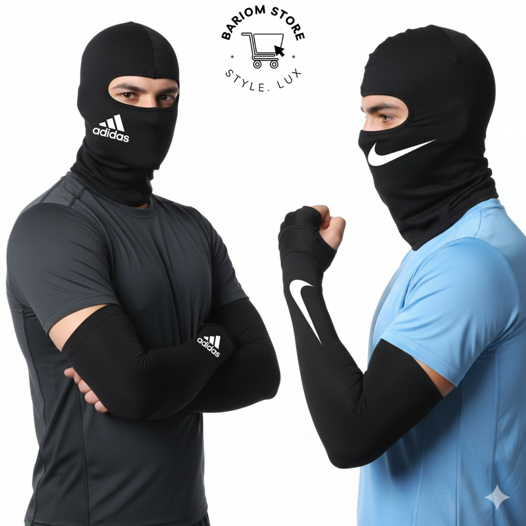 ثنائي الاناقة : واقي الذراع من الشمس والبرد أصلي مع كاكول احترافي انيق